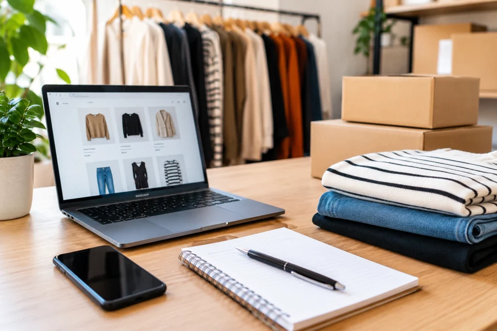 Como abrir uma loja virtual de roupas com organização