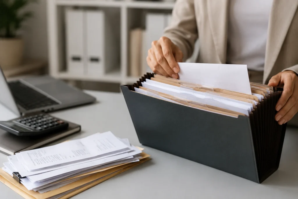 Como organizar documentos fiscais de pequena empresa